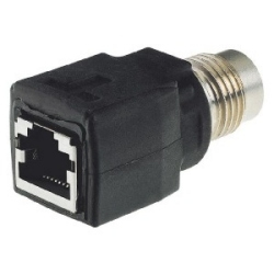 Harax Sensor Accessories: Adapter M12-RJ45 Straight