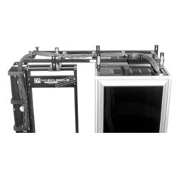 Cable Runway Rack Elevation Kit, 2&quot; to 3&quot; High, Pair of Brackets, Black