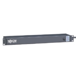 1U Rack-Mount Network Server Power Strip, 120V, 15A, 6-Outlet (Rear-Facing), 15-ft. Cord