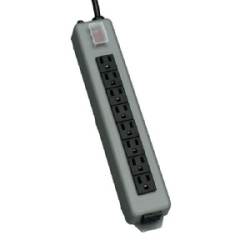 Waber-by-Tripp Lite 9-Outlet Industrial Power Strip, 15-ft. Cord - Accommodates 1 Transformer