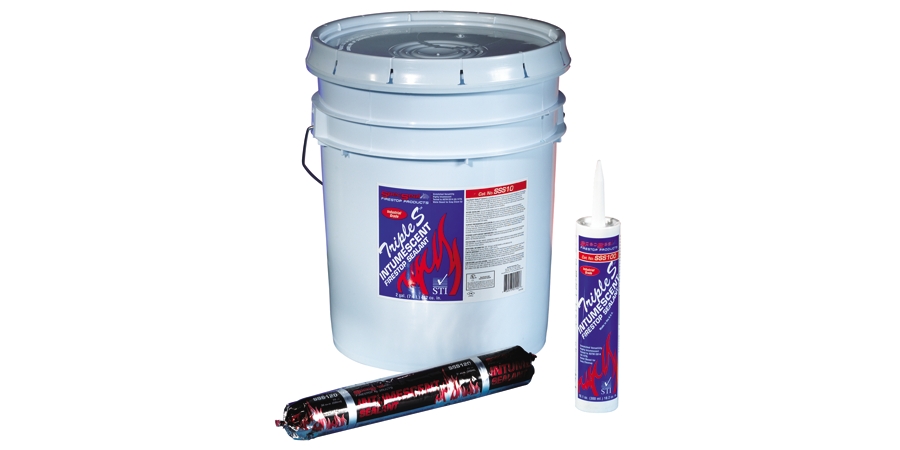 Intumescent Firestop Sealant, Tube, 10.1 oz. Paste