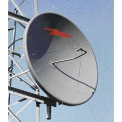 0.6 m | 2 ft Standard Parabolic Unshielded Antenna, single-polarized, unpressurized, 4.940-4.990 GHz, N Female, gray antenna, molded gray radome with flash, standard pack - one-piece reflector