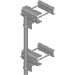 Adjustable Pipe Mount, 2-3/8 in OD x 72 in