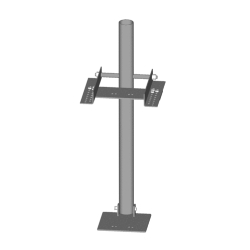 Universal Adjustable Tapered Pipe Mount, 4-1/2 in OD x 60 in