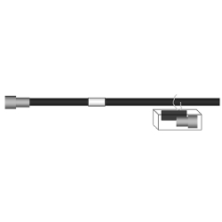 FSJ4-50B SureFlex(TM) Jumper with interface types N Female and N Female, variable length