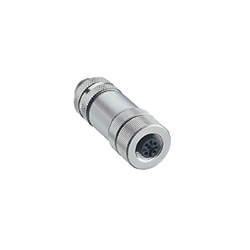 Profibus field attachable connector, M12 female connector with threaded joint, shieldable, assembling with screw terminals 0976 PFC 101: 5 poles, B coding. Especially suitable for Profibus signal cable 0975 254 000.
