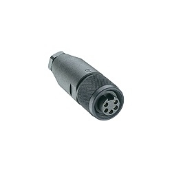 Mini Field 7/8&quot; field attachable connector, female connector 3-pole with threaded joint, assembling with screw terminals.