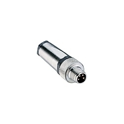 M8 Pico Field attachable connector, M8 male connector 4-pole with threaded joint, assembling with solder connections.