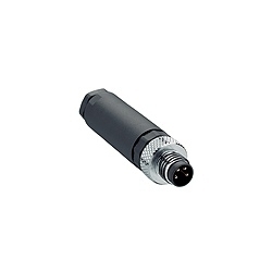 M8 Pico Field attachable connector, male connector, 3-pole with threaded joint, assembling with screw terminals.