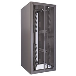 Free Standing Cabinet With Two Partition Panels And Air Diverter - 52U x 39.3 in. W x 47.2 in. D