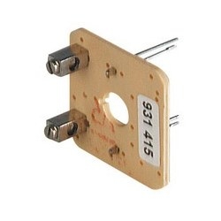 GDME UV 1; Unequipped circuit board with 2 fork type springs and 2 clamping box