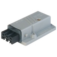 Rectangular Receptacle,16 A AC, 10 A DC,3-Pin Female, Screw,WxH: 37.5 x ...