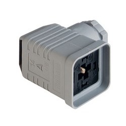 GDMW 3011 DF grey; Cable Sockets according to DIN VDE 0722 section 1-2 and for gas safety shut-off device according to DIN 3394 T1, 6 mm air and creepage gap according to DIN VDE 0700 T1 (IEC 335-1) and DIN VDE 0722, 3 contacts + PE, PG11, Type A