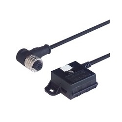 ASI FK RK IP67 EWF123 PUR2x034L0200; Miniature coupler modules for ASI ribbon Cable (passive), diameter: 1.5 mm, pre-wired cable, Angled cable socket, cable length: 2m
