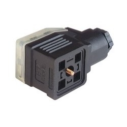 GDME 2011 Timer black; Cable Socket with times may be set independently of one another by means of potentiometer, 8 diff. switching progr. with Function indicator (LED) and integral protective wiring and gasket, 3 contacts + PE, female, PG11, Type A