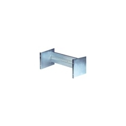 19 Inch DIN Rail Adapter; Installation rack for 19 inch cabinet, 8 units wide and 4 units high