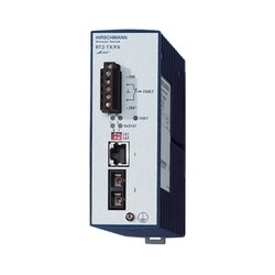 RT2-TX/FX - Industrial Ethernet media converter, 100BASE-FX-Multimode and 100BASE-TX, 1 x 100BASE-FX, MM cables, SC sockets, 1 x 100BASE-TX, TP cable, RJ45 socket