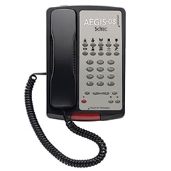 Scitec Aegis-10S-08 Black, Single-Line, Corded, Speakerphone
