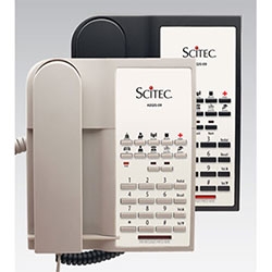 Scitec Aegis-10-09 Black, Single-Line, Corded, Non-Speakerphone And 10 Memory Keys