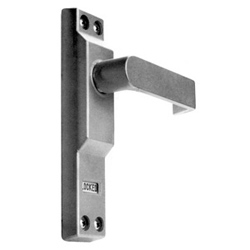 Door Deadlock Lever, Right Hand/Right Hand Reverse, 1-3/4 to 2&quot; Thickness Door, Clear Anodized, For MS1850 Series Deadlock