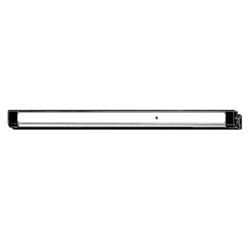 Door Rim Exit Device, Narrow Stile, 42&quot; Opening Width, Clear Anodized Pushbar, For Aluminum Door