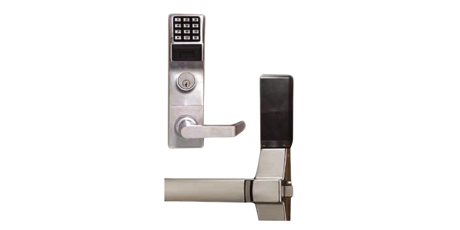 Digital Door Lock Exit Device Trim, Wide Stile and Solid Door Stile ...
