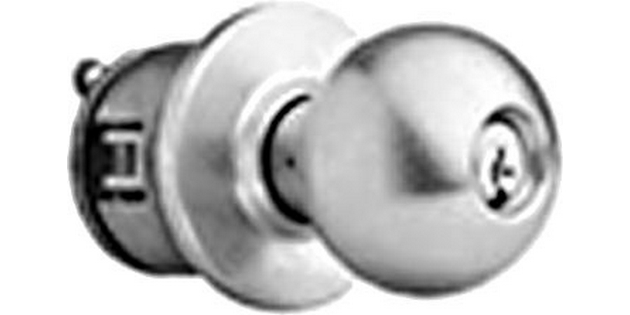 Exit Device Knob Trim, US26D Satin Chrome