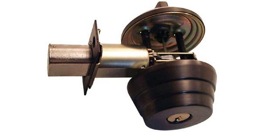 Door Deadbolt, ANSI: Grade 2, Function: Single Cylinder, US10B Oil ...