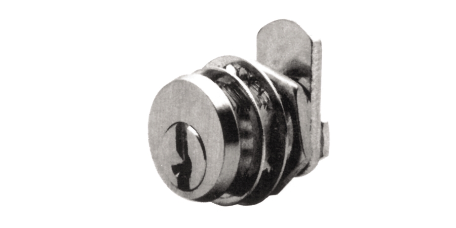 Cam Lock, US26D Satin Chrome, Disc Tumbler Key, 1-1/4 in. L, Key Code ...