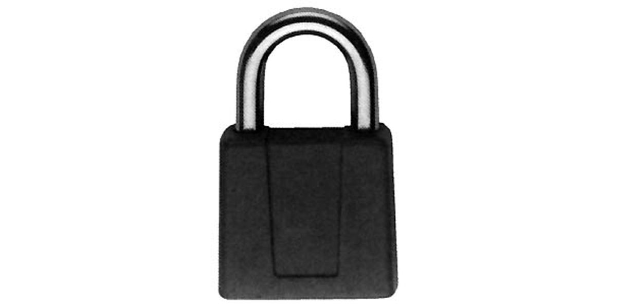 Safety Padlock, Green Matte, 1/4 in. Dia Shackle, 3/4 in. L Shackle ...