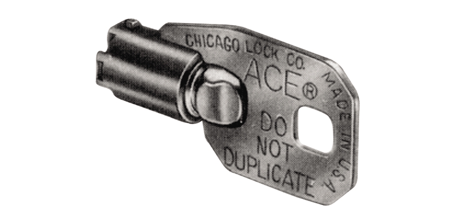 Tubular Key Blank, Pin Tumbler Cylinder Keys, Brass, Nickel-Plated, 1 in. L