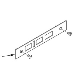 Mortise Lock Armored Front, Standard, 1-1/4&quot;, Satin Chrome Plated