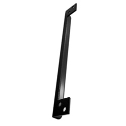 Latch Protector, Angle, 1.438&quot; Width x 10&quot; Height, 10 Gauge Steel, Duro Coated, For Outswinging Door