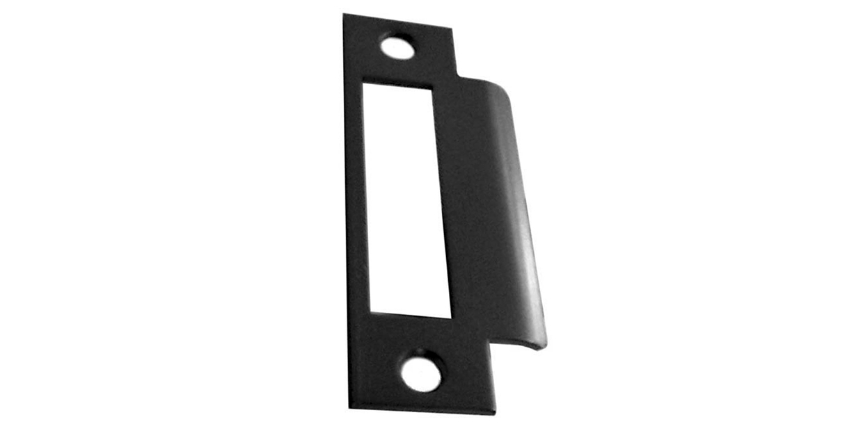 Security Strike Plate, Silver-Coated, ANSI Strike, Steel, For Use With ...