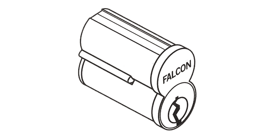 Small Format Interchangeable Core, 7 Pin Length, US26D Satin Chrome