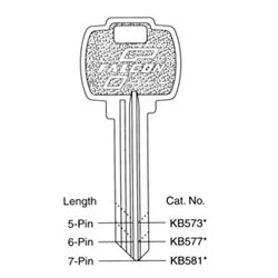 KB577 G - FALCON LOCK - Door Lock Key | Anixter