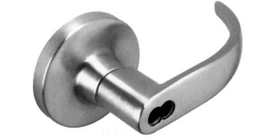 Cylindrical Lever Lock, ANSI: Grade 1, Function: Storeroom Lock, US26D ...