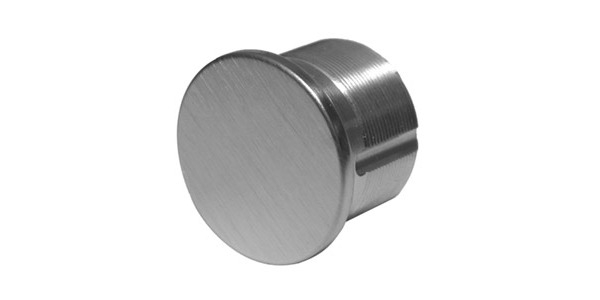 Dummy Rim Cylinder, US26D Satin Chrome, Solid Brass
