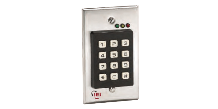 Single-Door Access Control Keypad, 12 to 24 VAC/DC Input, 24 VDC Output ...