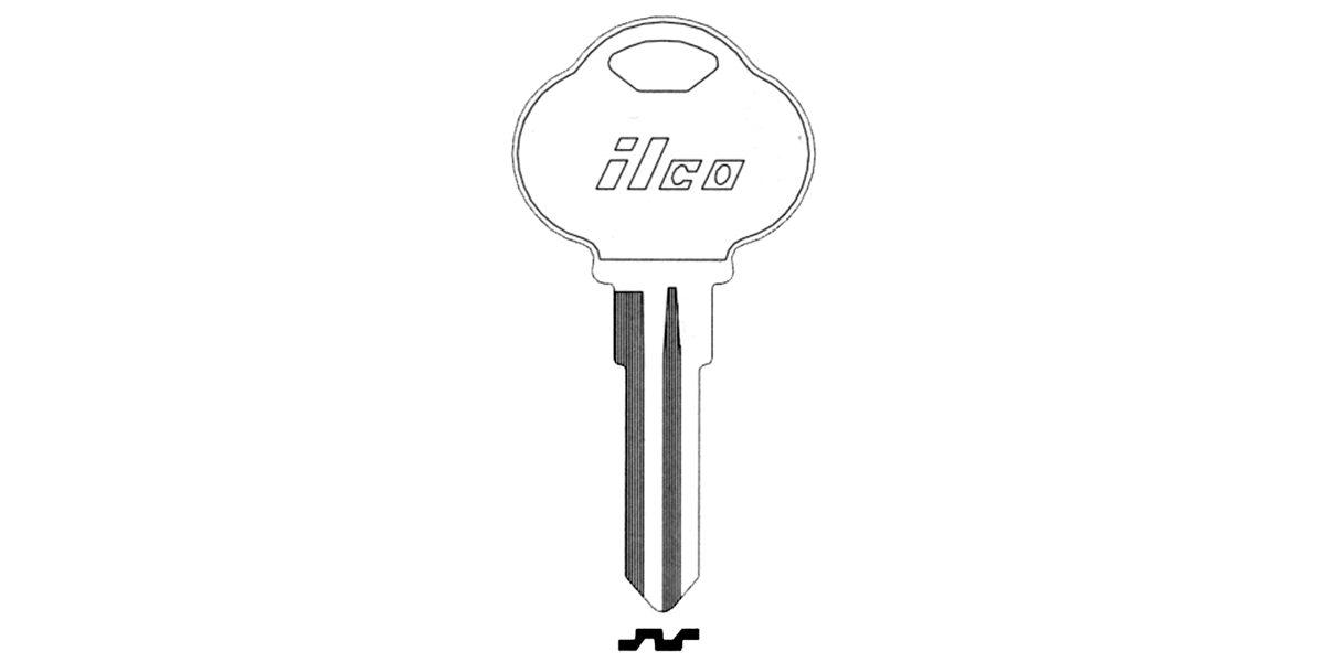 Vehicle Key Blank, Automotive Key Blank, Original-Shaped Bow, Brass ...