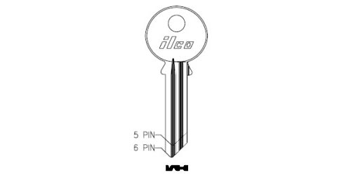 Key Blank, 6 Pin or Disc Pin Length, Pin Tumbler Cylinder Keys ...