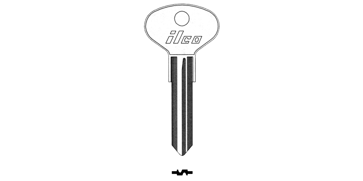 Vehicle Key Blank, Automotive Key Blank, Original-Shaped Bow, Brass ...