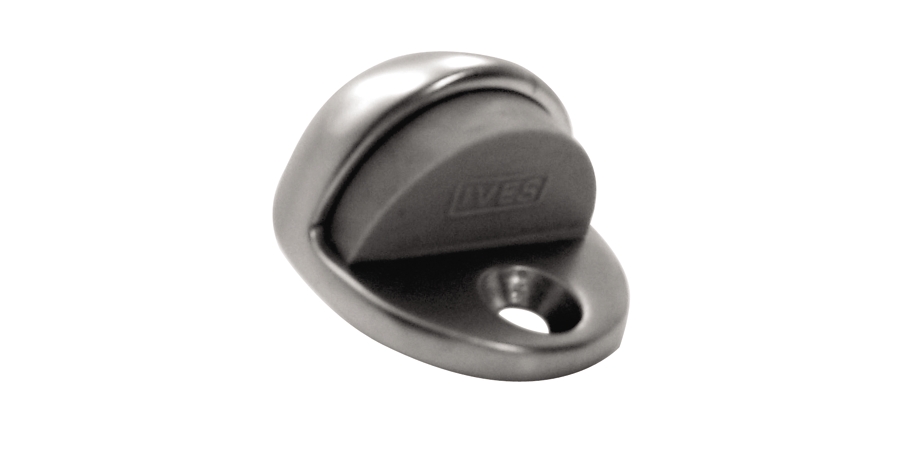 Floor Dome Stop, US26D Satin Chrome, Brass, 1-3/4 in. W, 1 in. H