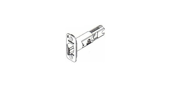 Core Adjustable Latch, 2-3/4 to 2-3/8 in. Backset, Latch Face: 6-Way ...