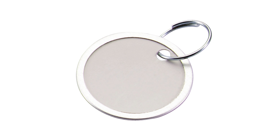 Paper Tag, Anodized, Metal