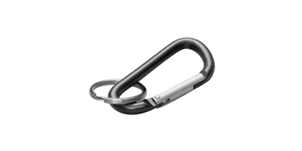 Key Clip, Anodized Aluminum, 3-1/8 in. L