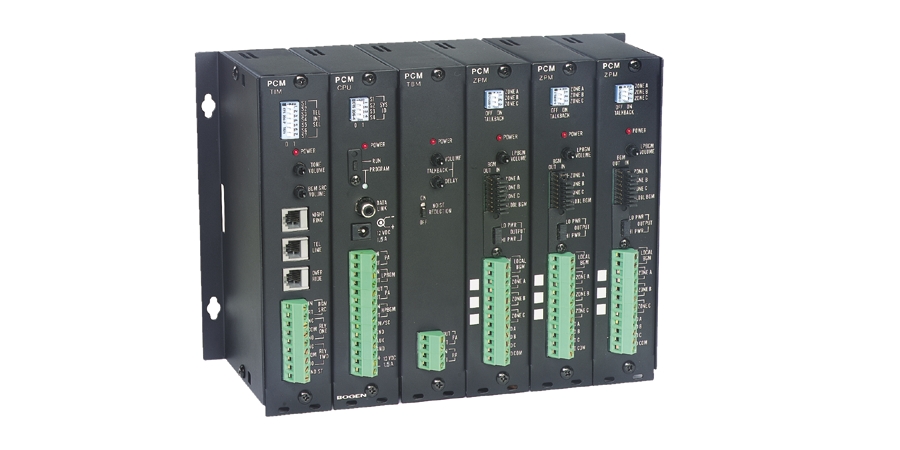 Zone Paging System,70 V,1.5 A,25 to 100 F,WxLxH: 4.2 x 1.5 x 7.5 in.,RJ ...