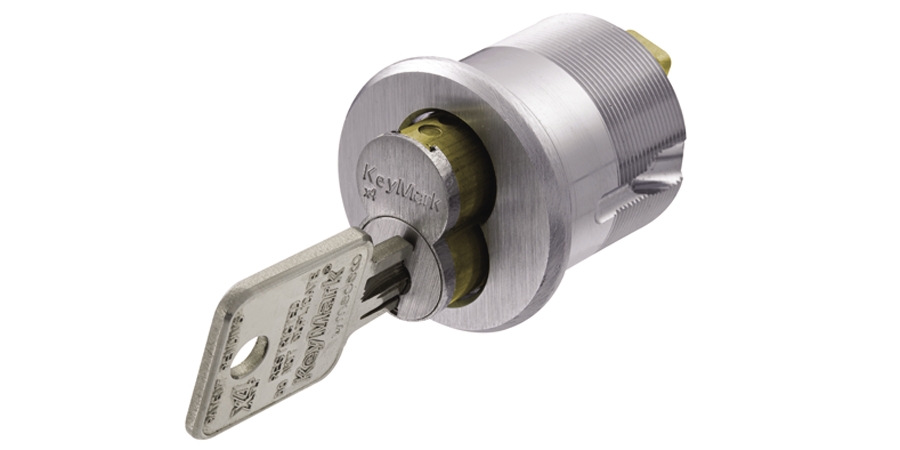 Security Cylinder Lock, Mortise, Medeco KM, 6A Keyway, 1-1/8", 6-Pin ...