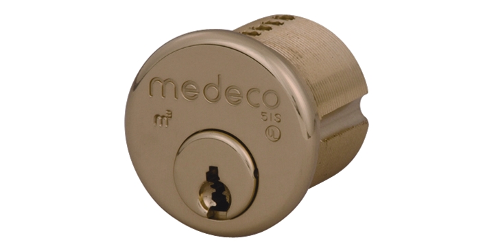 Rim and Mortise Cylinder, 6 Pin Length, Adams Rite Cam, Solid Brass