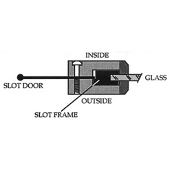 Interior mail slot cover